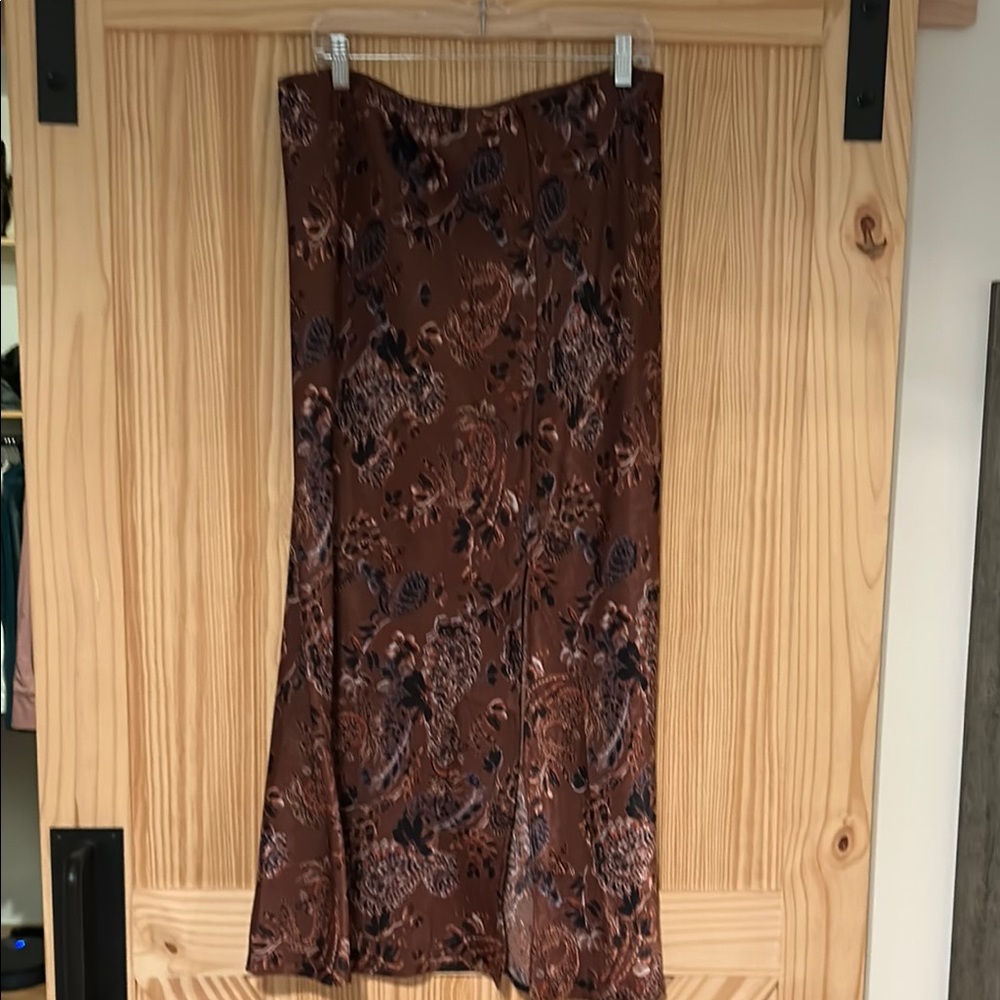Floral Brown Skirt